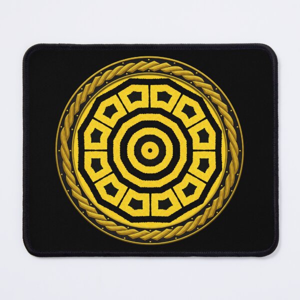 Item preview, Kaleidoscope Highly Visible Yellow and Black in Celtic Circle Frame 29 designed and sold by Swabcraft.