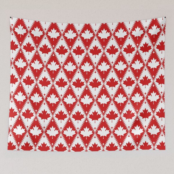 Item preview, Canadian Maple Leaf Patriotic Pattern designed and sold by mrhighsky.