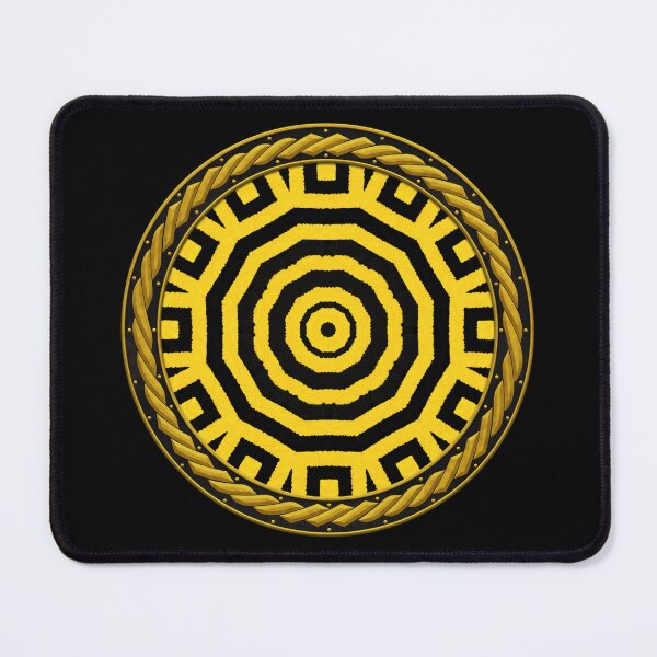 Item preview, Kaleidoscope Highly Visible Yellow and Black in Celtic Circle Frame 30 designed and sold by Swabcraft.