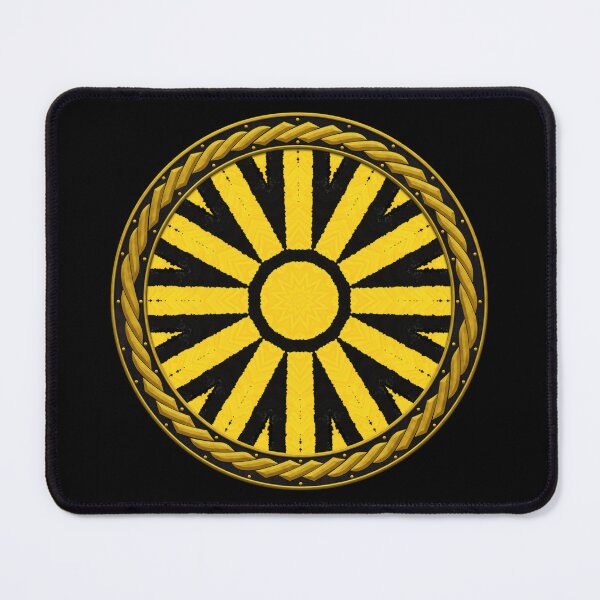 Item preview, Kaleidoscope Highly Visible Yellow and Black in Celtic Circle Frame 31 designed and sold by Swabcraft.