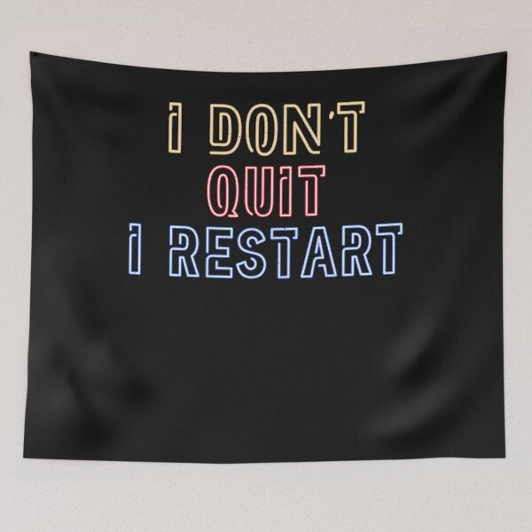 Item preview, I do not give up. I'm rebooting. designed and sold by ChrisFeil.