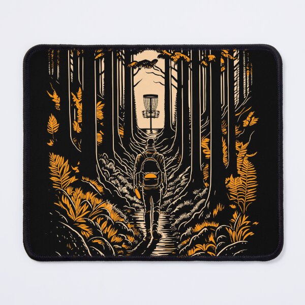Item preview, Disc Golf Forest Course Wilderness Golfer Sunset designed and sold by GrandeDuc.