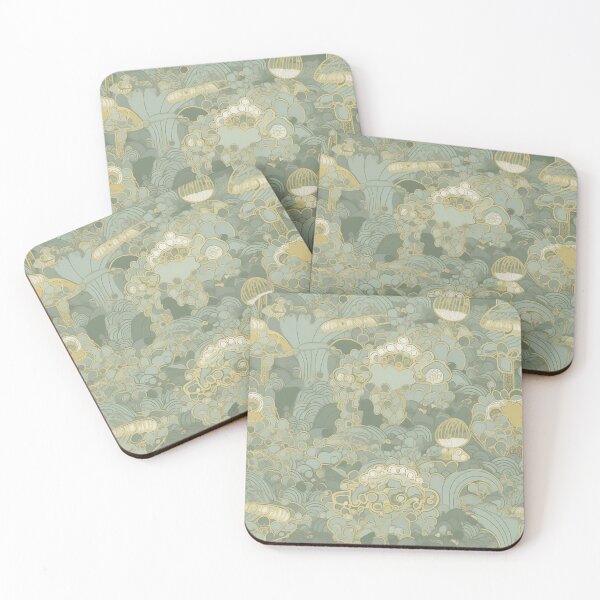 Item preview, Champiñones verdes designed and sold by baheeya.