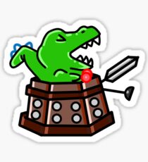 Exterminate! Dinosaur Sticker