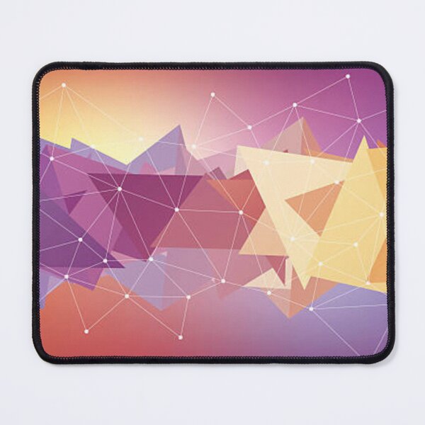 Item preview, Multicolored low polygon shapes, color mosaic designed and sold by MTShoppingLine.