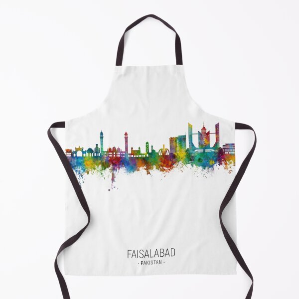 Item preview, Faisalabad Pakistan Skyline designed and sold by ArtPrints.