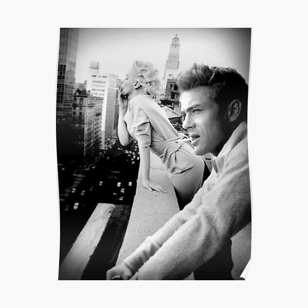 Marilyn Monroe Jaime Dean Schwarz und Weiß Poster