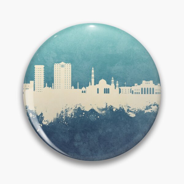 Item preview, Muscat Oman Skyline designed and sold by ArtPrints.