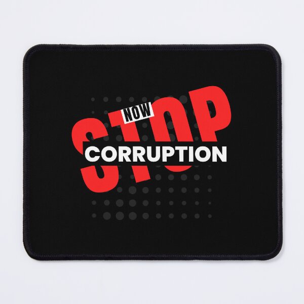 Item preview,  Stop Corruption Now Motivational Design designed and sold by DigitalMagShop.