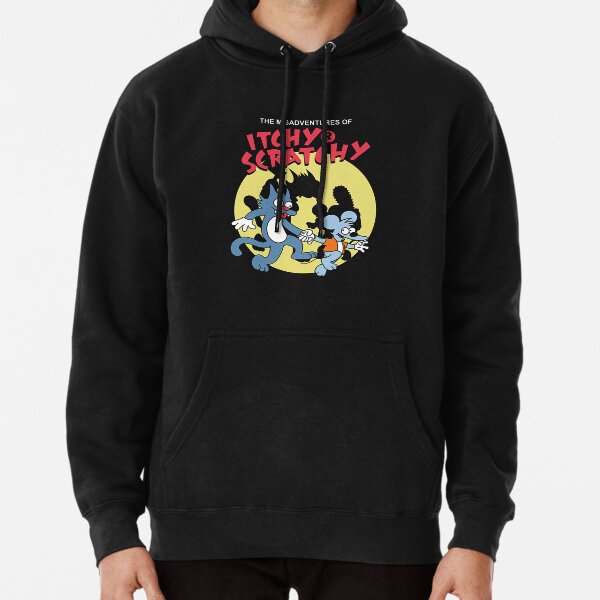 Itchy And Scratchy Hoodies Sweatshirts for Sale Redbubble