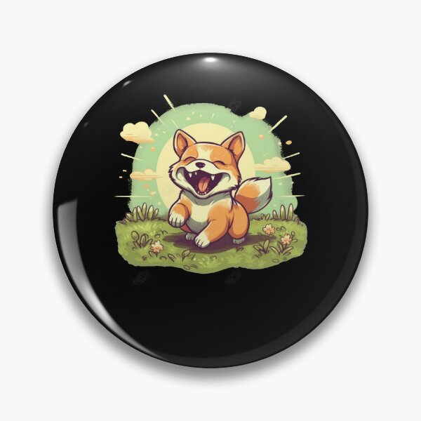 Item preview, Dog Shiba Inu good mood laughing with sun designed and sold by Naohiro.