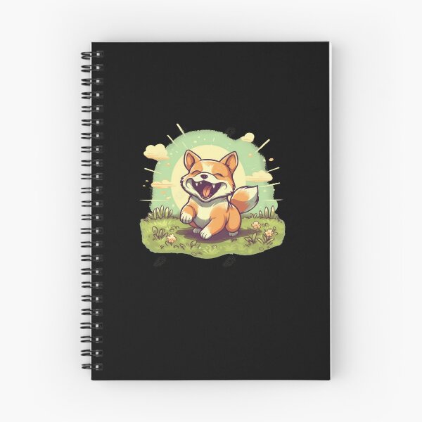 Item preview, Dog Shiba Inu good mood laughing with sun designed and sold by Naohiro.