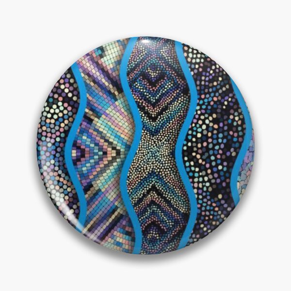 Item preview, Wavy mosaic art collage. Abstract art background designed and sold by MTShoppingLine.