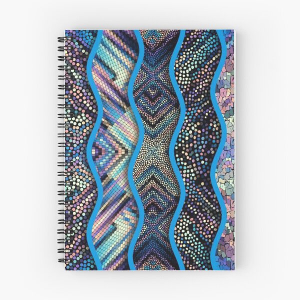Item preview, Wavy mosaic art collage. Abstract art background designed and sold by MTShoppingLine.