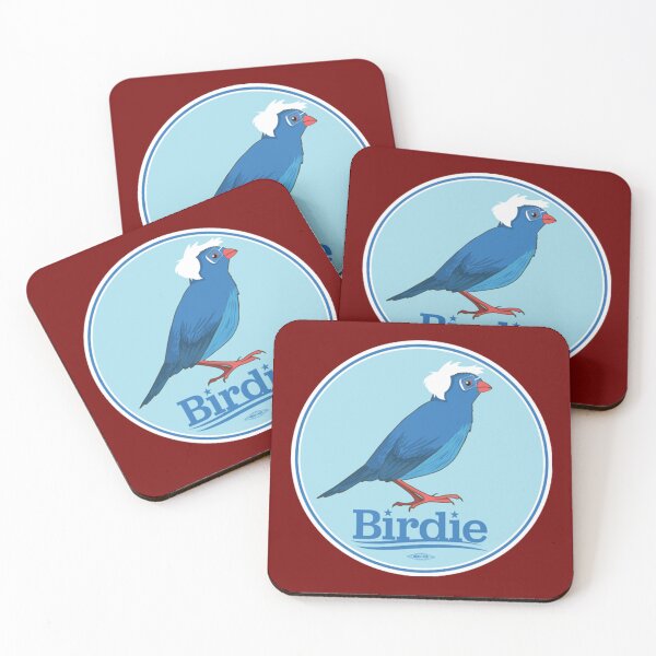 Item preview, Birdie Sanders Sticker designed and sold by RowenaKihn.