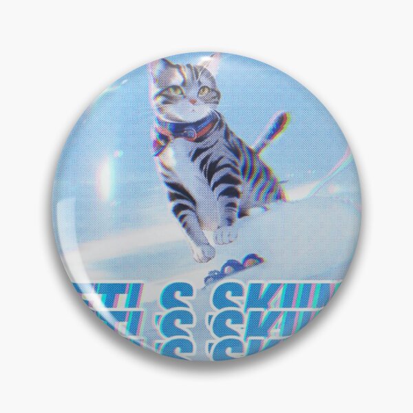 Item preview, Cat Skiing,Cat Sticker,Skiing The meowtains are calling and i must go Cat Sticker designed and sold by Lychee Design.