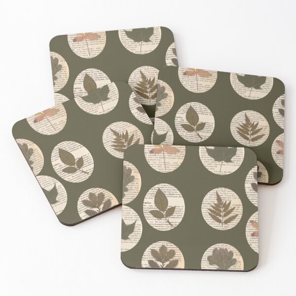 Item preview, Pressed leaves set B green designed and sold by Julianum.