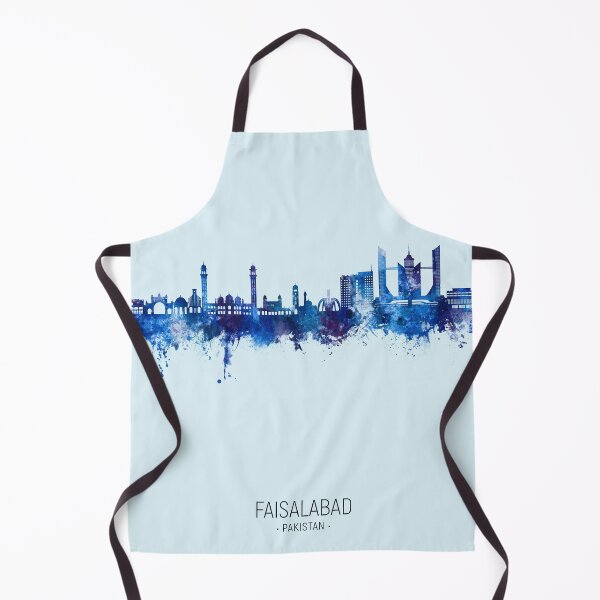Item preview, Faisalabad Pakistan Skyline designed and sold by ArtPrints.