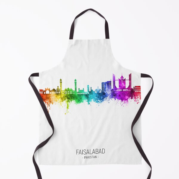 Item preview, Faisalabad Pakistan Skyline designed and sold by ArtPrints.
