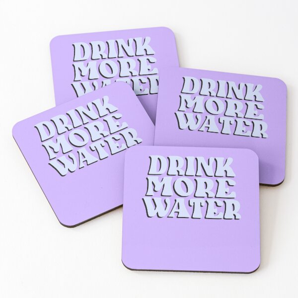 Item preview, Drink More Water (Blue) designed and sold by YentroK.