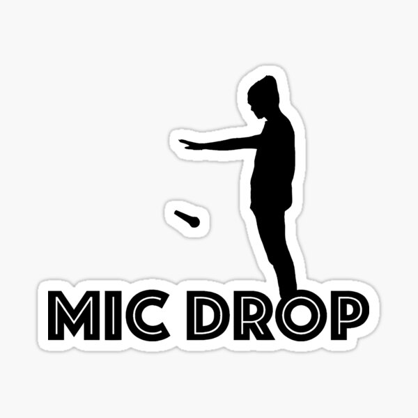 BTS Mic Drop Stickers | Kpop Sticker pack | Bangtan Stickers