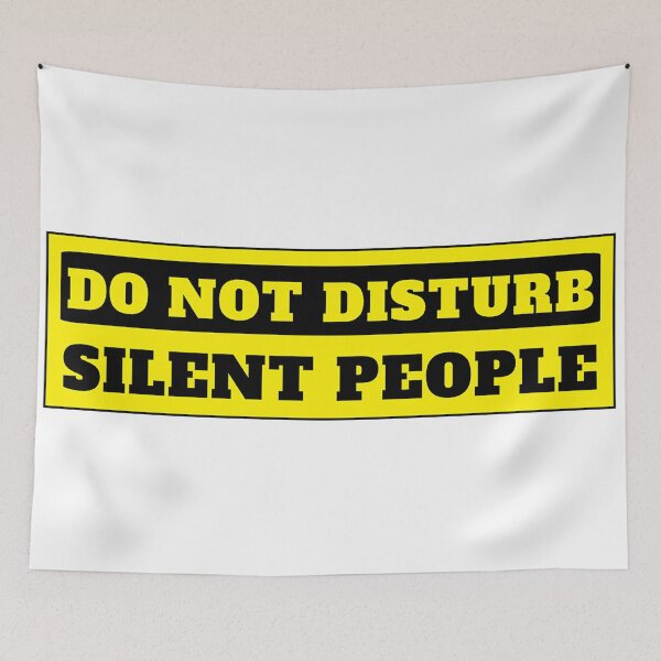 Item preview, Do Not Disturb silent people designed and sold by Permana96.