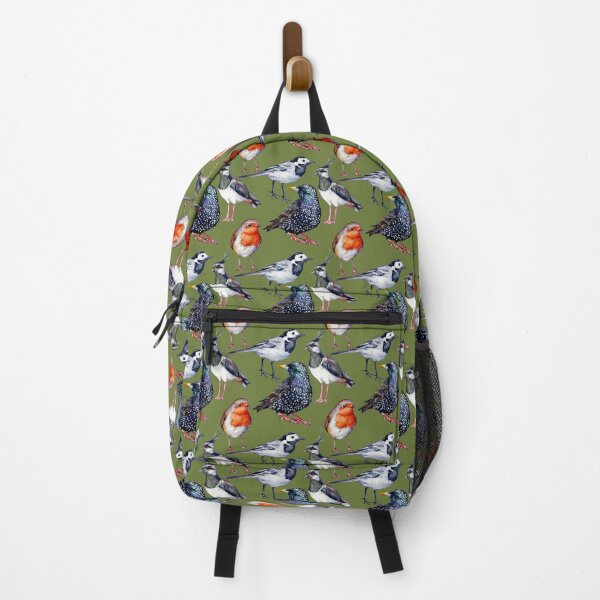 Item preview, Spring Birds Pattern Green designed and sold by Katariina Purru.
