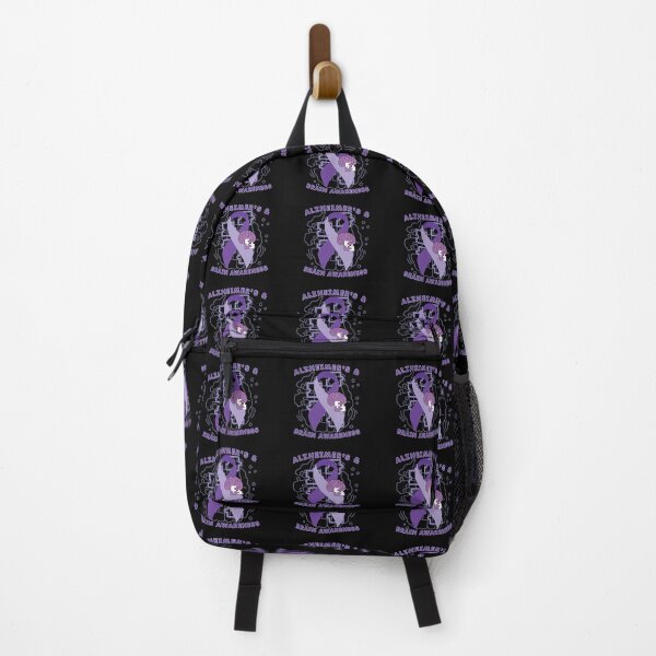 Item preview, Alzheimer's & Brain Awareness Purple Ribbon With Brain & Puzzles designed and sold by OwlCanvas.