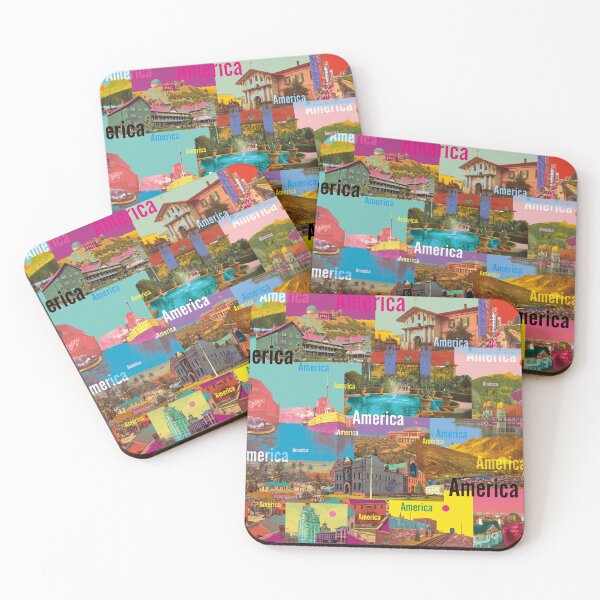 Item preview, America is colourful, nostalgic cityscapes, USA designed and sold by Mauswohn.