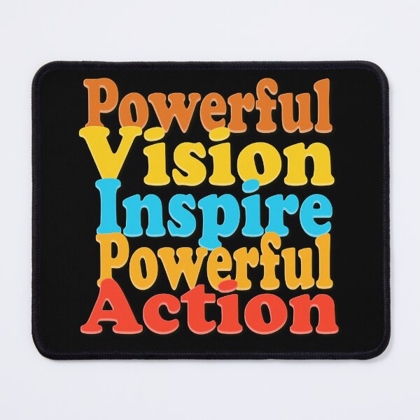 Item preview, powerful vision inspire powerful action designed and sold by Everyday_wonder .