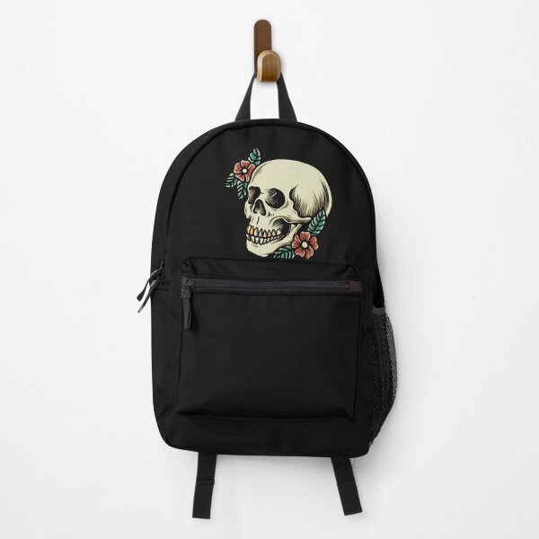 Item preview, Skull and flowers designed and sold by daffsrem.