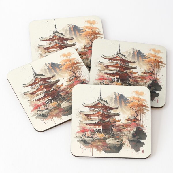 Item preview, Japanese countryside in late designed and sold by DarrylHankins.