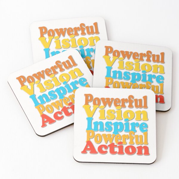 Item preview, powerful vision inspire powerful action  designed and sold by Everyday_wonder .
