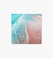Sea Blue and Rose Gold Art Board
