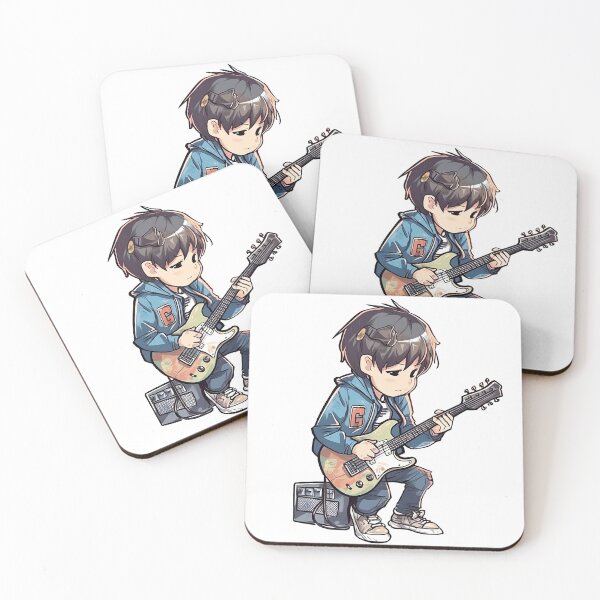 Item preview, A boy playing his favourite guitar designed and sold by AestheticsArt81.