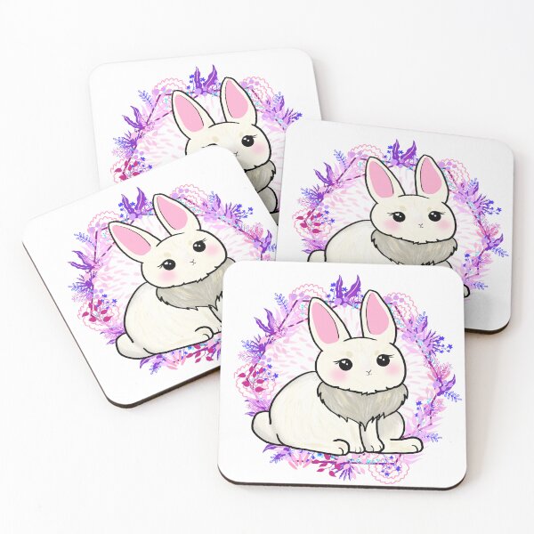 Item preview, Cute little fluffy bunny  designed and sold by DarbyHunterArt.
