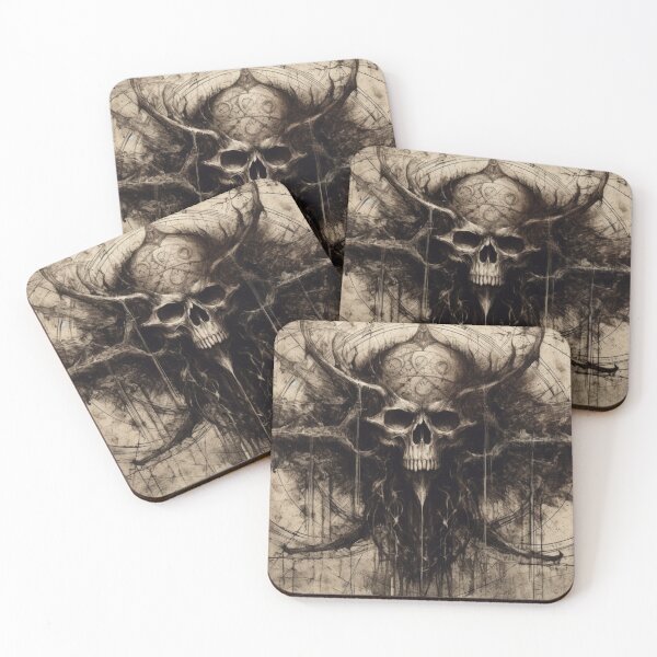 Item preview, Gothic Fantasy Art - Dark Skeleton designed and sold by letsgetinspired.
