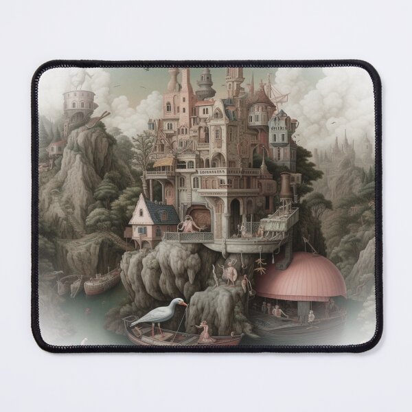 Item preview, "The Suspended Village of the Future: A Technological Haven in the Skies" designed and sold by Anthonny Barlan.