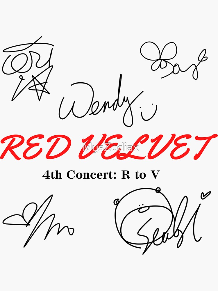 red velvet ウェンディ サイン 【公式通販】