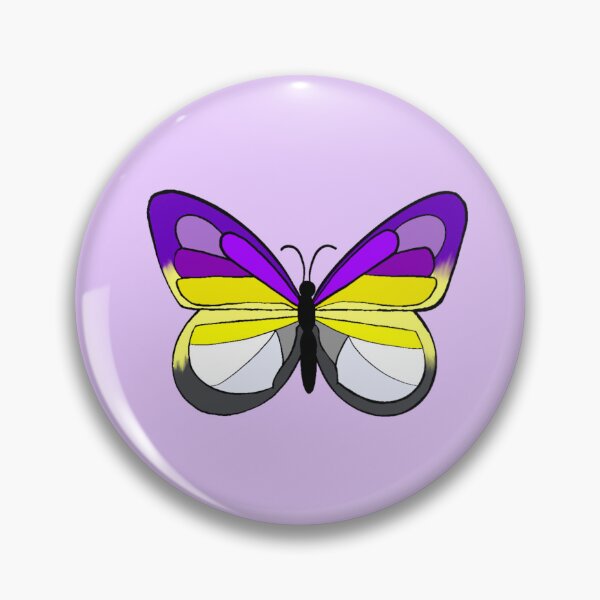 Item preview, Nonbinary Butterfly designed and sold by MiniCatastrophe.