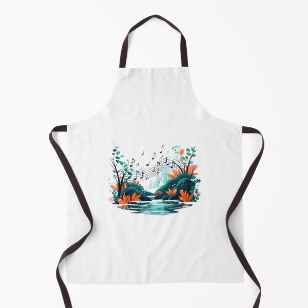 Item preview, Musical Pattern with Flowing Notes River designed and sold by lessyun.