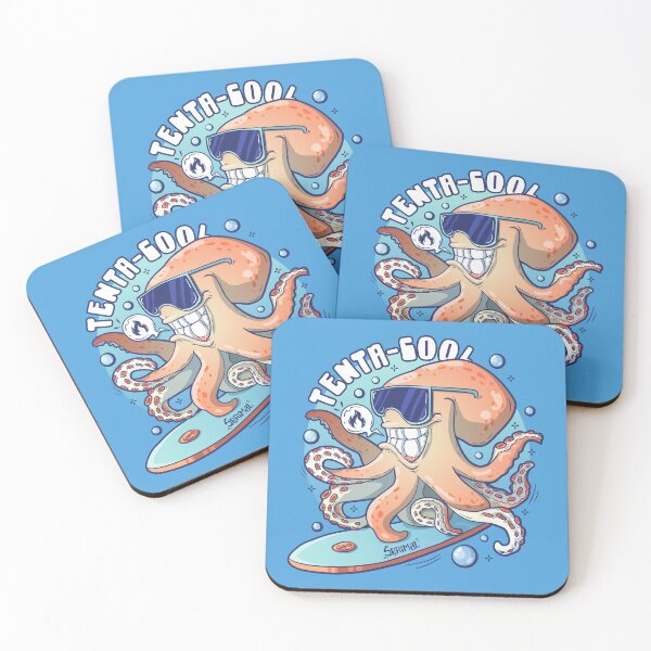 Item preview, Tenta-cool octopus pun designed and sold by SPIRIMAL.
