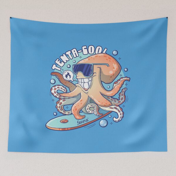 Item preview, Tenta-cool octopus pun designed and sold by SPIRIMAL.