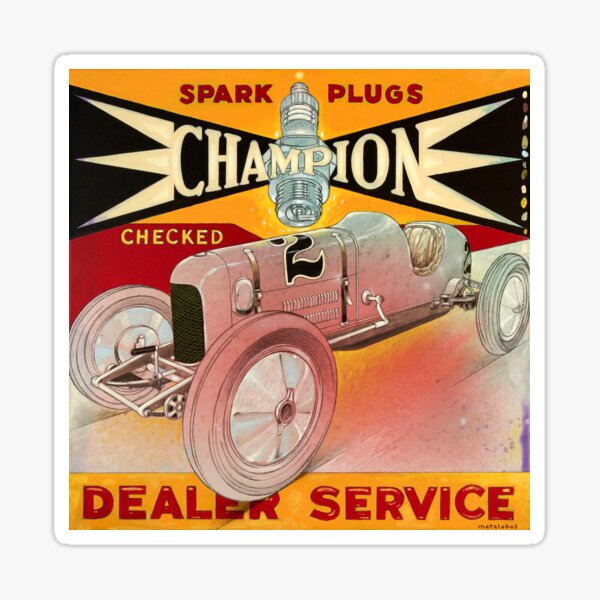 Champion Dealer Service Sticker