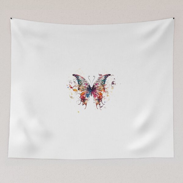 Item preview, Musical Pattern with Lyrics Butterfly designed and sold by lessyun.