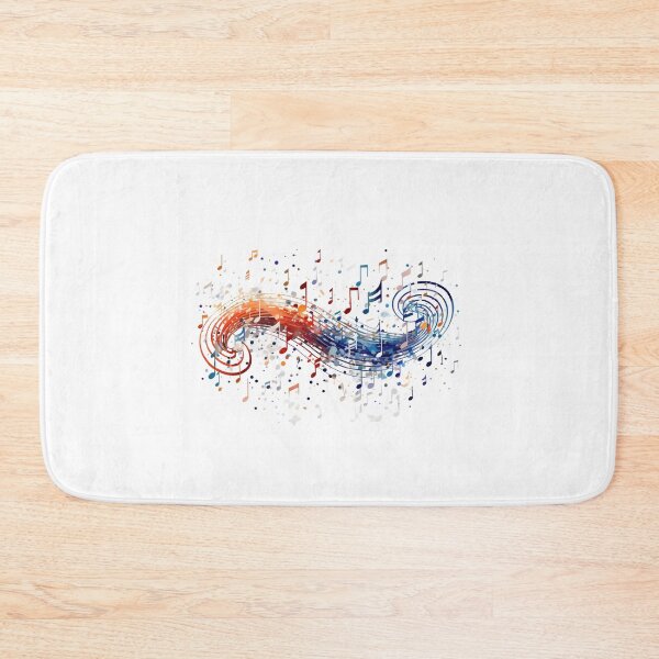 Item preview, Musical Pattern with Notes Waves designed and sold by lessyun.