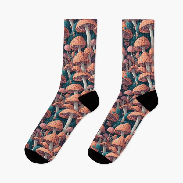 Item preview, Colorful Mushrooms seamless patterns designed and sold by Pride-Casuals.