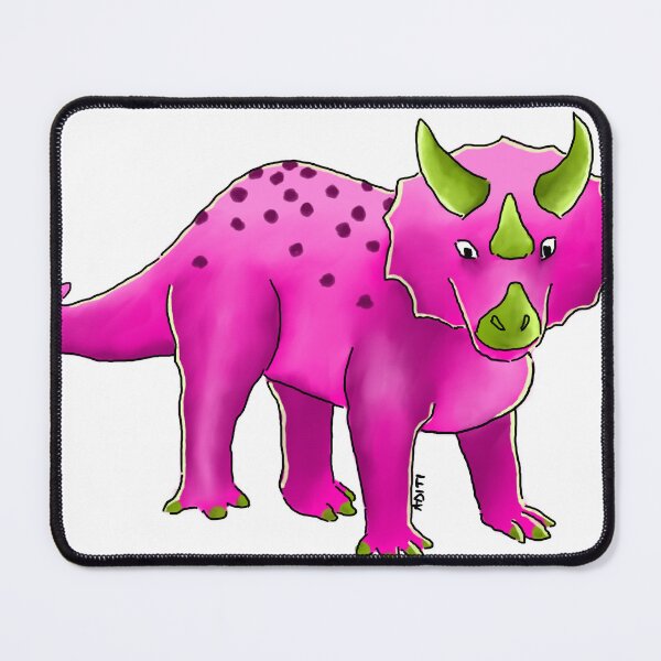 Item preview, Pink and Green Triceratops design designed and sold by aditikkumar.