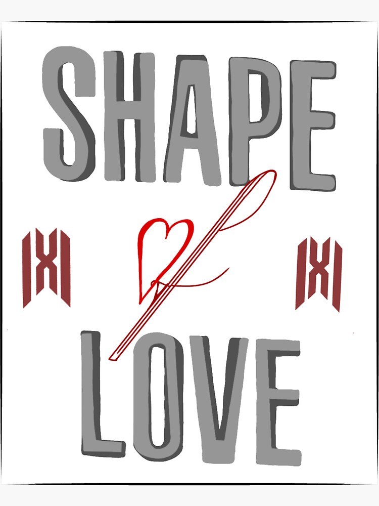 Shape of Love | Monsta X | Polaroid | Sticker | Poster