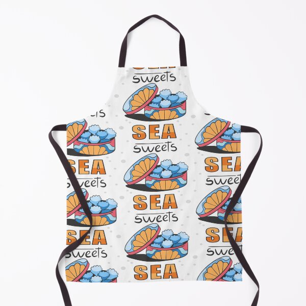Item preview, Shells and lettering cartoon vintage comic, Yellow and blue with a line designed and sold by xiukab.